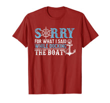 Ladda upp bild till gallerivisning, Funny shirts V-neck Tank top Hoodie sweatshirt usa uk au ca gifts for Sorry For What I Said Shirt Funny Boat Captain Gift Anchor 1846981