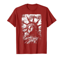 Ladda upp bild till gallerivisning, Statue of Liberty Shirt Distressed USA Graphic Design 1846738