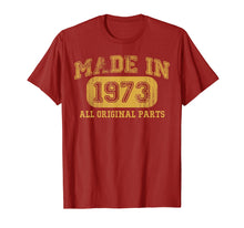 Ladda upp bild till gallerivisning, Funny shirts V-neck Tank top Hoodie sweatshirt usa uk au ca gifts for Made in 1973 Shirt 46 year old 1973 Birthday gift 46th Bday 2912148