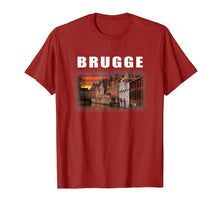 Ladda upp bild till gallerivisning, Funny shirts V-neck Tank top Hoodie sweatshirt usa uk au ca gifts for Retro Bruges-Belgium Souvenir Style Brugge T-Shirt 2130027
