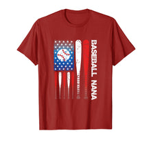 Ladda upp bild till gallerivisning, Funny shirts V-neck Tank top Hoodie sweatshirt usa uk au ca gifts for Patriotic American Vintage Flag Baseball Nana Shirt Fan Gift 1301305
