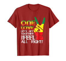 Ladda upp bild till gallerivisning, Funny shirts V-neck Tank top Hoodie sweatshirt usa uk au ca gifts for Jamaica One Love Reggae Caribbean Music Pride Flag T-shirt 191988