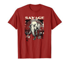 Ladda upp bild till gallerivisning, Funny shirts V-neck Tank top Hoodie sweatshirt usa uk au ca gifts for Savage Tshirt - Mad Elephant Urban Art Shirt 4000384