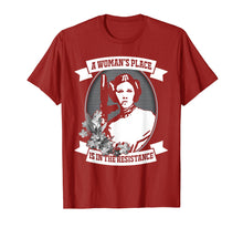 Ladda upp bild till gallerivisning, Funny shirts V-neck Tank top Hoodie sweatshirt usa uk au ca gifts for A Woman's Place Is In The Resistance Feminist T Shirt 262658