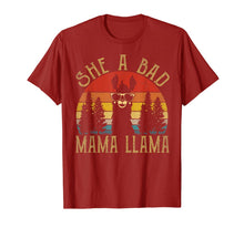 Ladda upp bild till gallerivisning, Funny T-Shirt: She Is Bad Mama Llama Gift T-Shirt 147241
