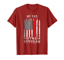Ladda upp bild till gallerivisning, Funny shirts V-neck Tank top Hoodie sweatshirt usa uk au ca gifts for Distressed American Flag My Dad Is A Vietnam Veteran Tee 4239330