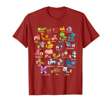 Ladda upp bild till gallerivisning, Funny shirts V-neck Tank top Hoodie sweatshirt usa uk au ca gifts for ABC A Rhyming Animal Alphabet T-Shirt Learning Kids Gifts 1012723