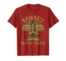 Ladda upp bild till gallerivisning, Namaste Motherfucker Funny Adult Swearing Humor T-Shirt 122375