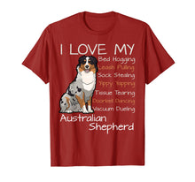 Ladda upp bild till gallerivisning, Funny shirts V-neck Tank top Hoodie sweatshirt usa uk au ca gifts for I Love My Australian Shepherd Dog shirt 2379275