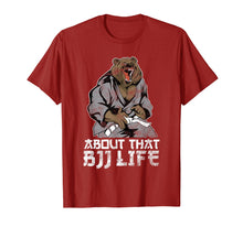 Ladda upp bild till gallerivisning, Funny shirts V-neck Tank top Hoodie sweatshirt usa uk au ca gifts for BJJ Brazilian Jiu Jitsu Shirt - Grizzly Bear MMA White Belt 4223988