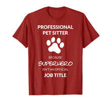 Ladda upp bild till gallerivisning, Pet Sitter Superhero T-shirt 434223