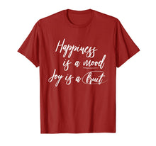 Ladda upp bild till gallerivisning, Happiness is a Mood joy is a fruit T-Shirt 357008