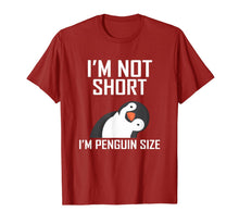 Ladda upp bild till gallerivisning, I'm not short I'm penguin size T-Shirt-247389