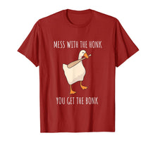 Ladda upp bild till gallerivisning, Mess With The Honk You Get The Bonk Shirt| Goose Game Shirt T-Shirt