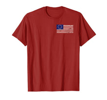 Ladda upp bild till gallerivisning, Distressed Betsy Ross Flag t-shirt T-Shirt 138509