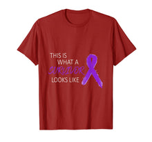 Ladda upp bild till gallerivisning, Domestic Violence Awareness Costume Purple Ribbon Gifts T-Shirt 1003467