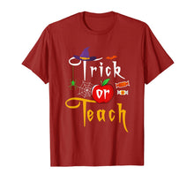 Ladda upp bild till gallerivisning, Trick or Teach Funny Halloween Gifts for Teachers T-Shirt 284138