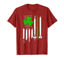 Ladda upp bild till gallerivisning, American Flag Shamrock Nurse St Patrick's Day Gifts TShirt466086
