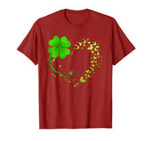 Ladda upp bild till gallerivisning, Heart Shamrock Butterfly Happy St Patrick's Day Gifts T-Shirt-517295