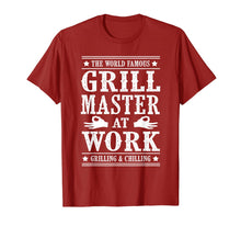 Ladda upp bild till gallerivisning, Grill Master Barbecue BBQ Smoker Grillin Dad Grandpa Gifts TShirt875697