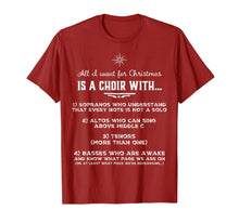 Ladda upp bild till gallerivisning, Funny Choir Director Design - The Perfect Christmas Gift! T-Shirt-533482
