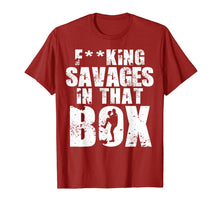 Ladda upp bild till gallerivisning, Fucking Savages In That Box Shirt New York's Baseball Fan's T-Shirt 290042