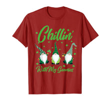 Ladda upp bild till gallerivisning, Chillin With My Gnomies Plaid St Patricks Day Gifts T-Shirt-5896071