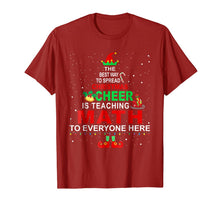 Ladda upp bild till gallerivisning, Funny shirts V-neck Tank top Hoodie sweatshirt usa uk au ca gifts for Math Teacher Christmas Shirt - Elf Christmas Cheer 153066