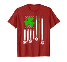 Ladda upp bild till gallerivisning, American Flag Shamrock EMT St Patrick's Day Gifts TShirt475440