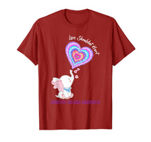 Ladda upp bild till gallerivisning, Domestic Violence Awareness Gifts Love Shouldn't Hurt Ribbon T-Shirt 1153295