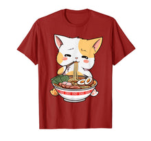 Ladda upp bild till gallerivisning, Kawaii Neko Ramen Cute Ramen Cat Japanese Noodle Funny Anime TShirt280292