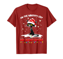 Ladda upp bild till gallerivisning, Funny shirts V-neck Tank top Hoodie sweatshirt usa uk au ca gifts for I'm on the Naughty List and I Regret Nothing Cat Santa T-Shirt 218218