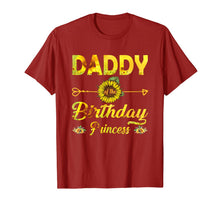 Ladda upp bild till gallerivisning, Daddy Of The Birthday Princess Shirt Dad Sunflower Gifts T-Shirt-1281765