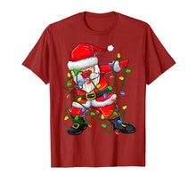 Ladda upp bild till gallerivisning, Dabbing Santa Shirt for Boys Girls Christmas Tree Lights T-Shirt-250715