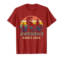 Ladda upp bild till gallerivisning, Funny 16th Birthday 16 Years Old Awesomne Since 2004 Gifts T-Shirt-3116841