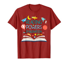 Ladda upp bild till gallerivisning, Reading Powers Imagination Books Bibliophile Teacher T-Shirt 398057