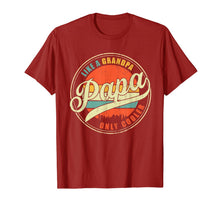 Ladda upp bild till gallerivisning, Dad gifts Papa like a Grandpa only Cooler Dad - Grandpa gift T-Shirt-866714