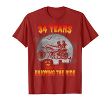 Ladda upp bild till gallerivisning, 34th Wedding Anniversary Gifts For Her/Him. Halloween Shirts T-Shirt 966751