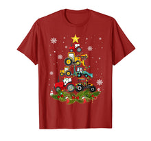 Ladda upp bild till gallerivisning, Funny shirts V-neck Tank top Hoodie sweatshirt usa uk au ca gifts for Tractor Christmas Tree gift Holiday Tractor funny xmas Gift T-Shirt 325924