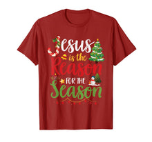 Ladda upp bild till gallerivisning, Funny shirts V-neck Tank top Hoodie sweatshirt usa uk au ca gifts for Jesus Is The Reason For The Season Christmas Christian Gifts T-Shirt 257582