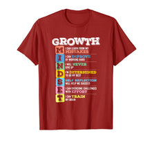 Ladda upp bild till gallerivisning, Growth Mindset T-Shirt Classroom Brain Motivation (Dark) 399196