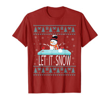 Ladda upp bild till gallerivisning, Cocaine Snowman let it snow funny christmas ugly sweater T-Shirt-1764388