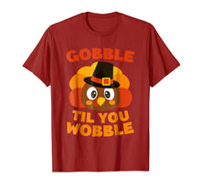 Ladda upp bild till gallerivisning, Gobble Til You Wobble T-Shirt Thanksgiving Day Gift Shirt 139823