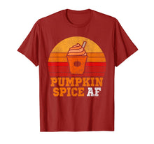 Ladda upp bild till gallerivisning, Pumpkin Spice Af Funny Men Husband Apparel Halloween Gift . T-Shirt 102845