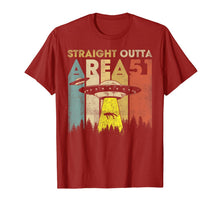 Ladda upp bild till gallerivisning, Straight Outta Area 51 Vintage Halloween Costume UFO Alien T-Shirt 31032227