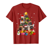 Ladda upp bild till gallerivisning, Funny French Bulldog Christmas Tree Gifts Xmas T-Shirt 605883