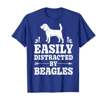 Ladda upp bild till gallerivisning, Funny shirts V-neck Tank top Hoodie sweatshirt usa uk au ca gifts for Easily Distracted By Beagles Funny Dog Lover Gifts Beagle T-Shirt 879791