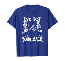 Ladda upp bild till gallerivisning, Halloween I Got Your Back Skeleton T-Shirt 289856