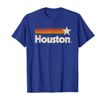 Ladda upp bild till gallerivisning, Vintage Houston Texas T-Shirt Houston Strong Stripes T-Shirt 113273