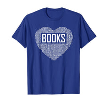 Ladda upp bild till gallerivisning, Book Lover Heart Gift Bookworm Gifts Love Reading T-Shirt-436820